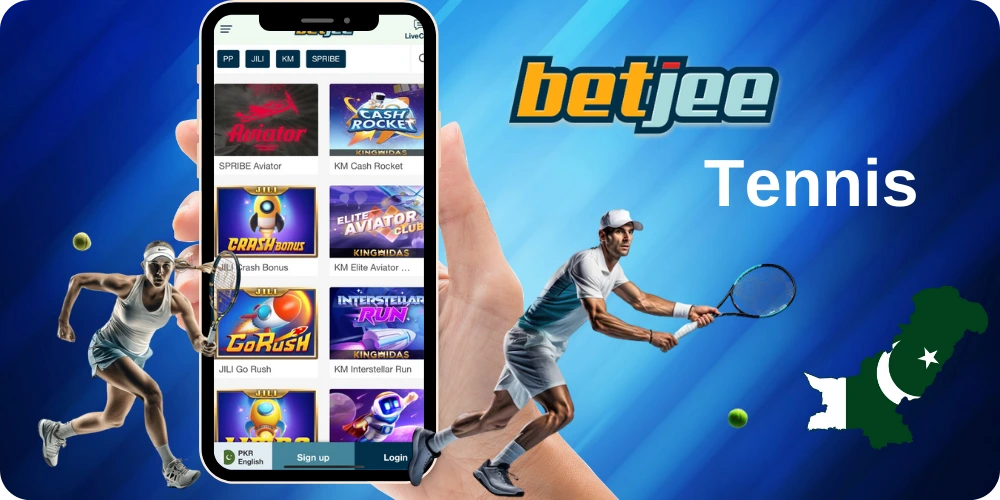 Betjee Tennis betting in Pakistan