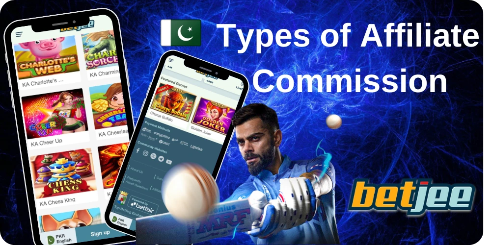 Types of Affiliate Commission Betjee