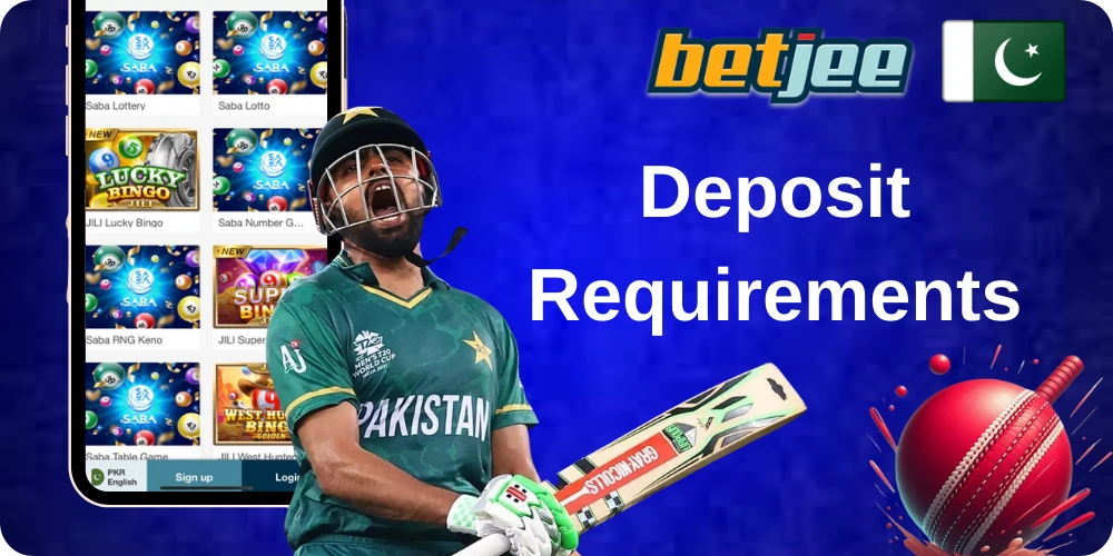 Betjee Deposit Requirements