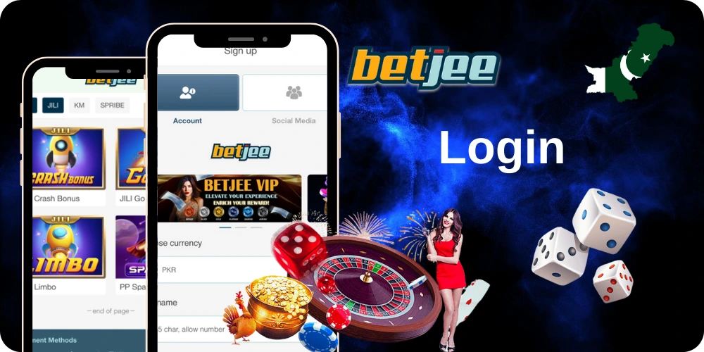 Betjee Login and Register