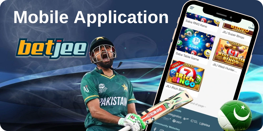 Betjee login to Mobile Application