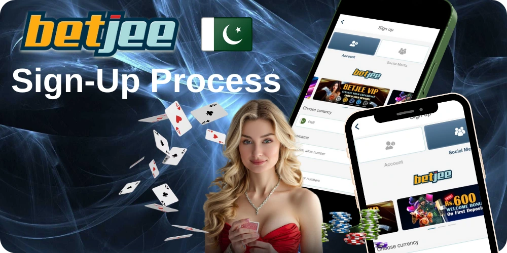 Betjee Sign-Up Process