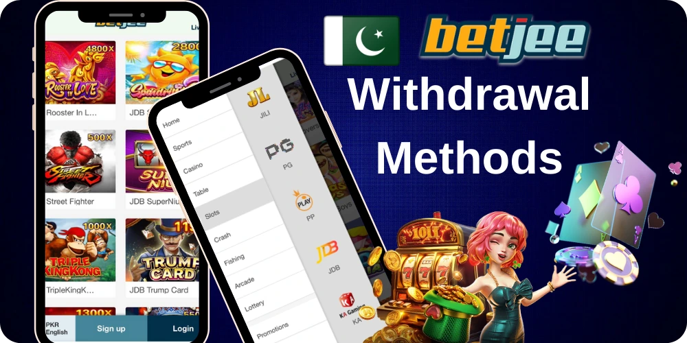 Betjee Withdrawal Methods